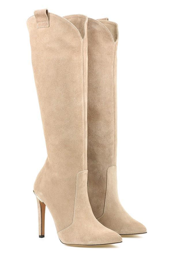 Bottes en Cuir Confort Hautes