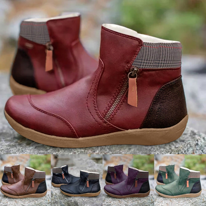 Bottes de Support en Cuir Toutes Saisons