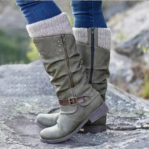 Bottes en Cuir de Marche Quotidiennes